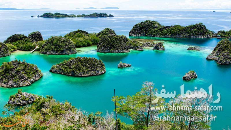  جزایر راجا آمپات بهشتی در شرق اندونزی 
