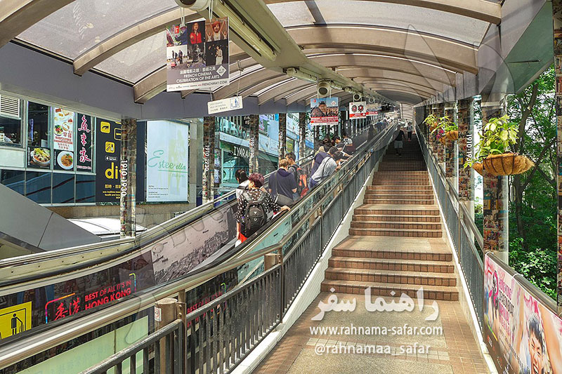 پله برقی هنگ کنگ Mid-Leve