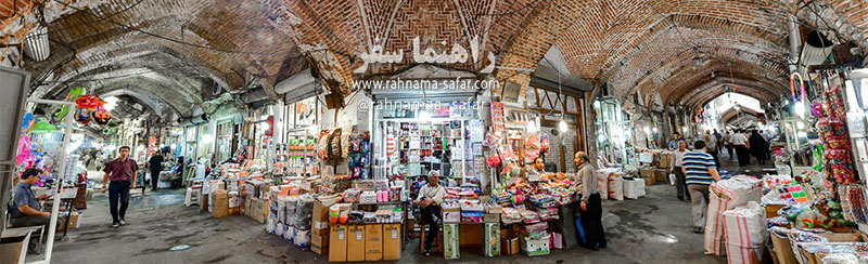 بازار زنجان (بزرگترین بازار سرپوشیده ایران) 