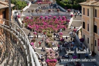 پله های اسپانیا رم در ایتالیا