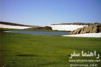 دریاچه برم فیروز در استان فارس