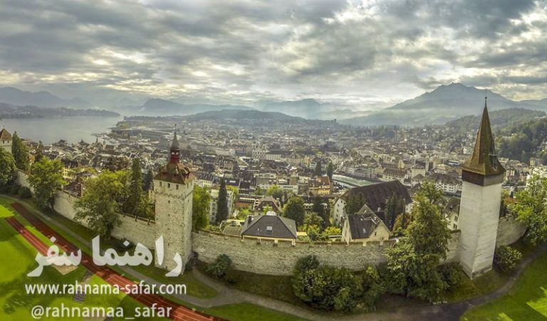 دیوار باستانی موسگ (Musegg Wall) | شهر لوسرن سوئیس