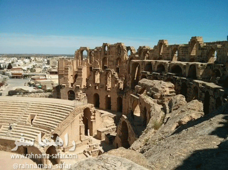 آمفی تئاتر در دوران های مختلف | گردشگری در تونس