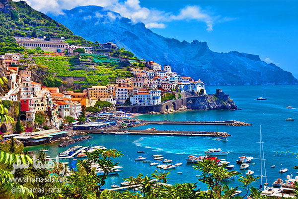 ساحل آمالفی در ایتالیا | گردشگری در ایتالیا