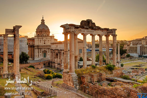 رومن فروم مرکز بازرگانی در ایتالیا و رم باستان