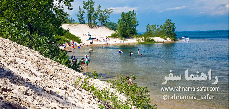 ساحل پارک ایالتی سند بنکز کانادا | Sandbanks Provincial Park