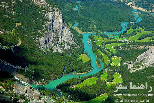 پارک ملی بنف کانادا (Banff National Park) 2 بَنف واقع در کوهستان راکی (Rocky Mountains)