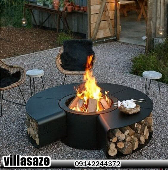 برندهای برتر تولید آتشدان 3 آتشدان مدرن ویلاسازه