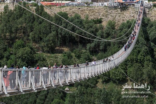 پل معلق‌ مشگین شهر در اردبیل