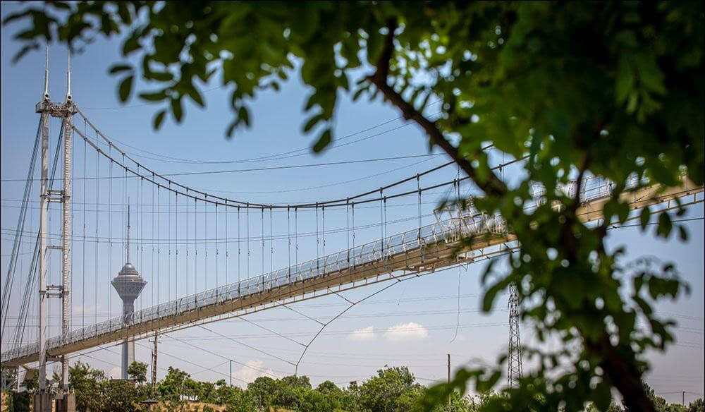 پارک نهج البلاغه تهران|پل معلق پارک نهج‌البلاغه