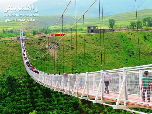 پل معلق‌ مشگین شهر در اردبیل