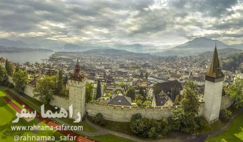 دیوار باستانی موسگ (Musegg Wall) | شهر لوسرن سوئیس