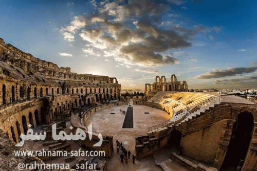 آمفی‌تئاتر الجم (Amphitheatre of El Djem) در شهر تونس