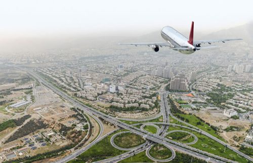 پرواز دبی به تهران